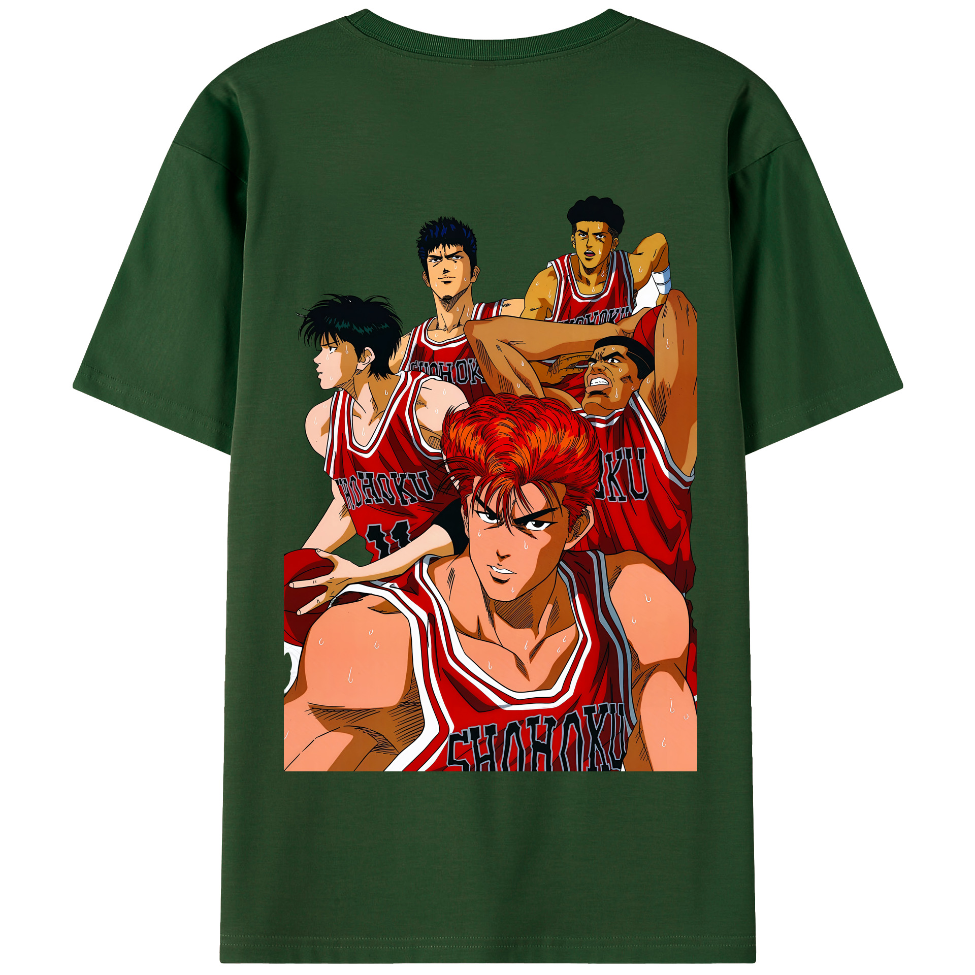 （画像用） SLAM DUNK／スラムダンク 綿100％半袖Tシャツ（背面プリント）